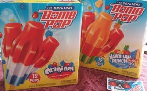 It's Bomb Pop Time with original and Hawaiian Punch Flavors