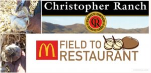 Sharing What I Learned on McDonalds Field to Restaurant Tour of Christopher Ranch in Gilroy, CA