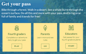 Every Kid In A Park Free Passes for Fourth Graders