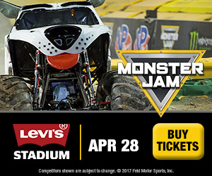 Monster Jam comes to Levi's Stadium in Santa Clara April 28, 2018