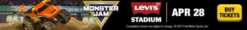 Monster Jam Comes to Levi's Stadium, April 28, 2018