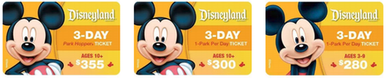 Save money on Disneyland Tickets with Target's RedCard.